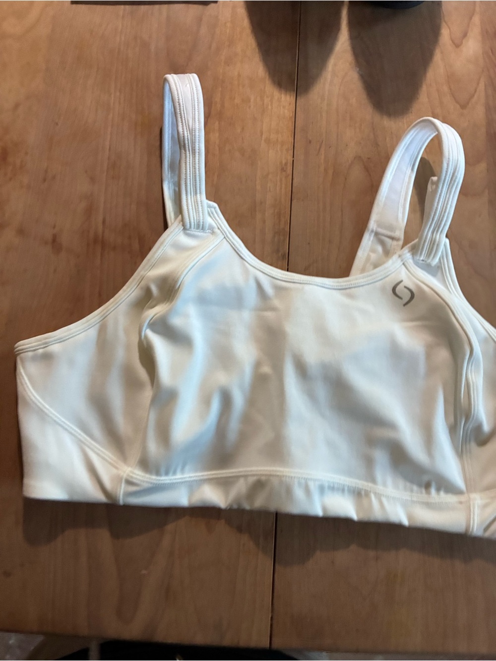 Brooks Moving Comfort Fiona White Sports Bra - Supportive Comfort 42C